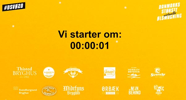 Danmarks Største Virtuelle Ølsmagning