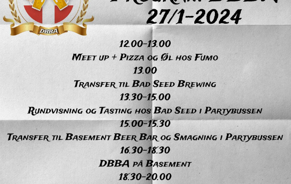 DBBA 2023 programmet