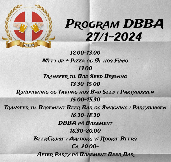 DBBA 2023 programmet