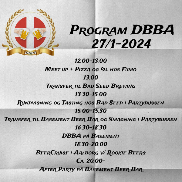 DBBA 2023 programmet